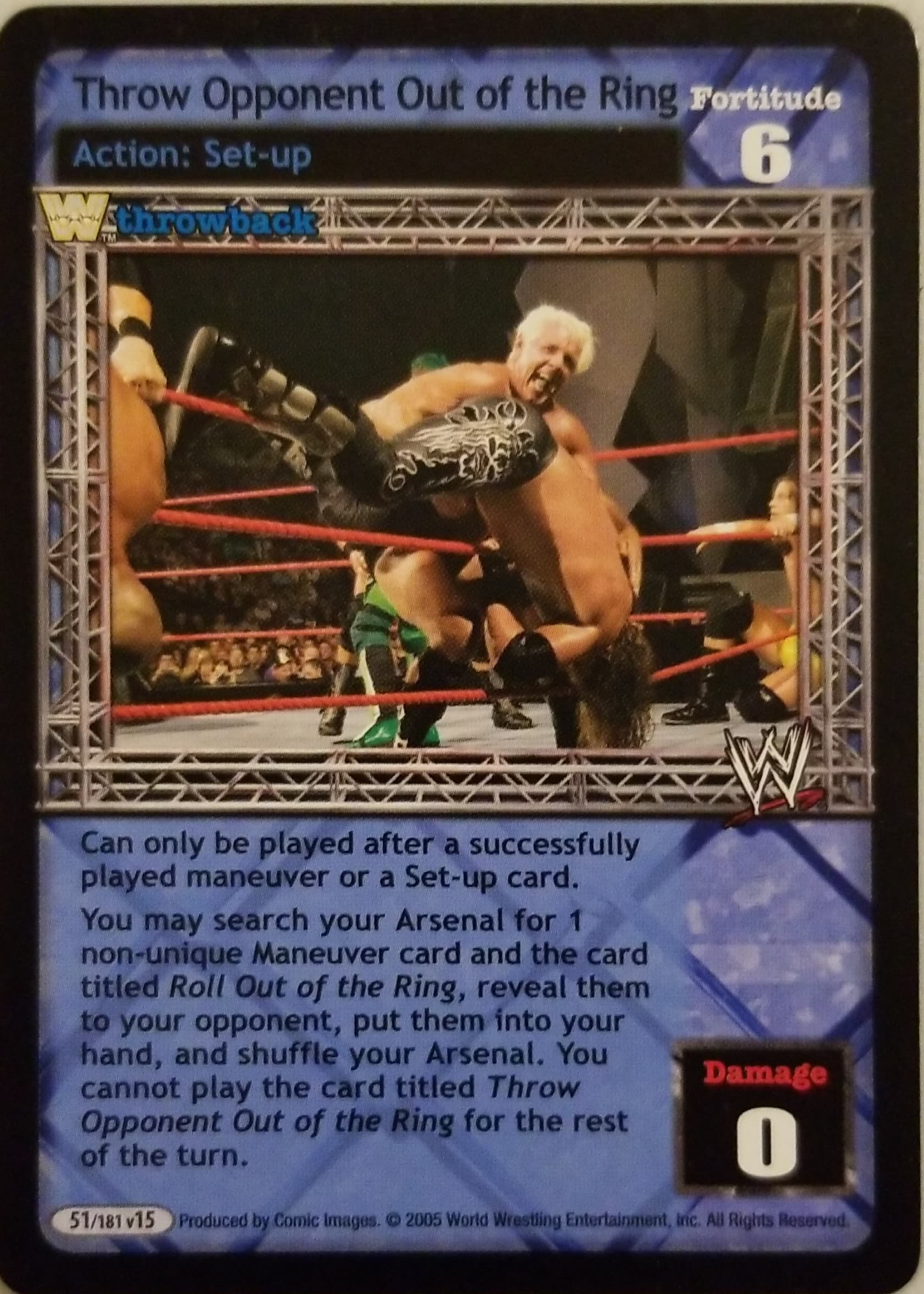 Throw Opponent Out of the Ring THROWBACK